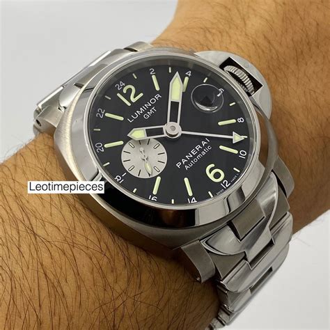 panerai 161 gmt titanium bracelet|Panerai luminor gmt.